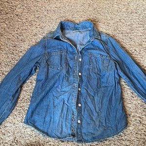 Soft, lightweight jean shacket